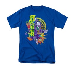 The Joker Shirt Raw Deal Royal Blue T-Shirt