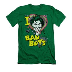 The Joker Shirt Slim Fit Bad Boys Kelly Green T-Shirt