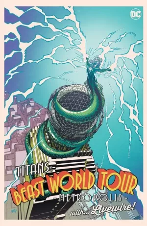 Titans Beast World Tour Metropolis #1 (Cover C - Cully Hamner Card Stock Variant)