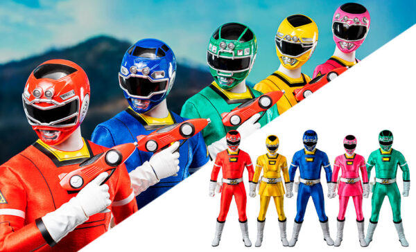 Turbo Power Rangers Pack Power Ranger Turbo Sixth Scale Figure Set