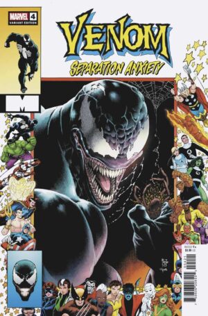 Venom Separation Anxiety #4 (of 5) (Paulo Siqueira Homage Variant)