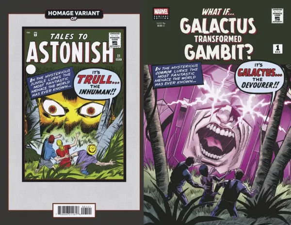 What if Galactus Galactus Transformed Gambit #1 (Homage Variant)