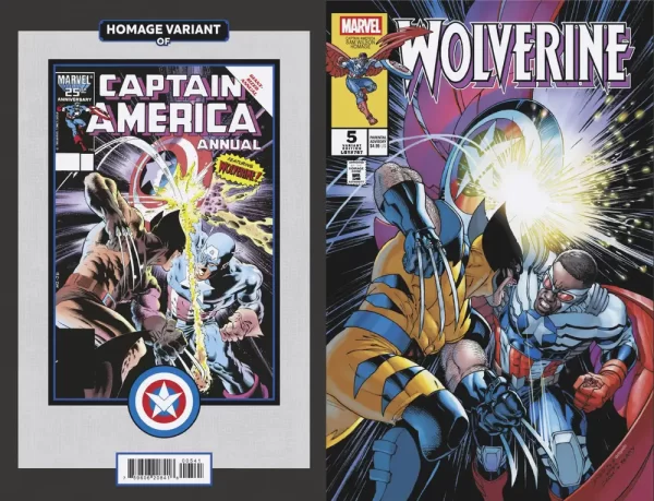 Wolverine #5 (David Yardin Captain America Homage Variant)