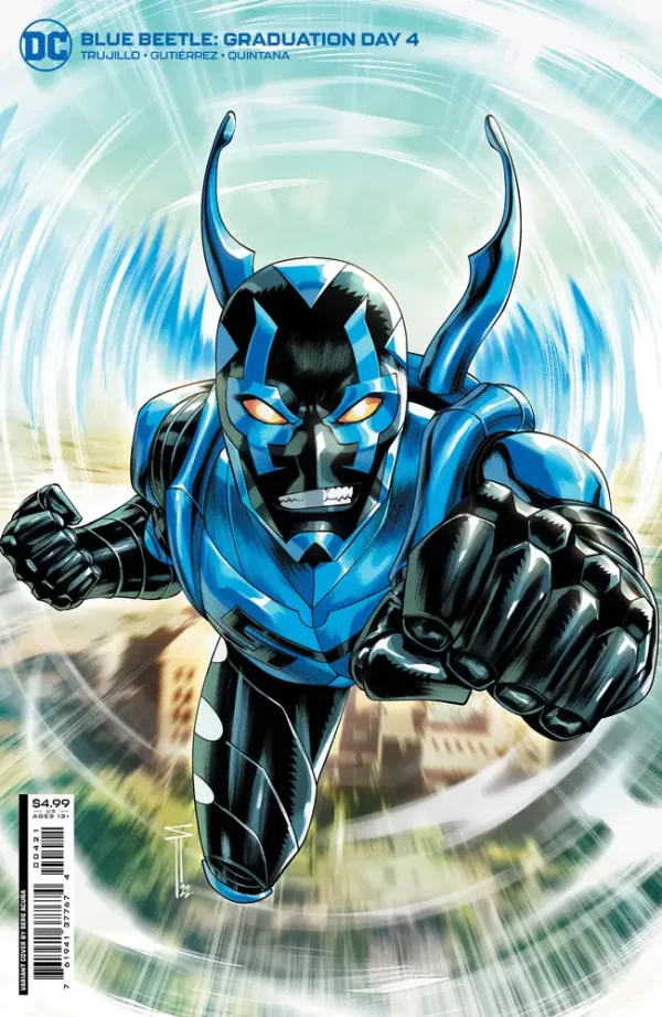 Blue Beetle Graduation Day #4 (of 6) (Cover B - Serg Acuna Card Stock Variant)