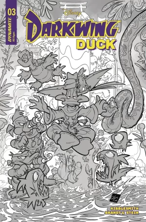 Darkwing Duck #3 (Cover H - (Retailer 10 Copy Incentive Variant) Cangialosi Line Art)