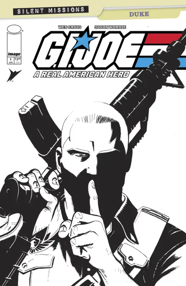 GI Joe a Real American Hero Silent Missions Edition #21 (Cover C - Inc 1:10 Andy Kubert B&W Variant)