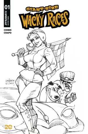 Giant-Sized Wacky Races #1 (Cover G - (Retailer 10 Copy Incentive Variant) Linsner Line A)