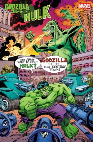 Godzilla vs. Hulk #1 Scott Koblish Classic Variant