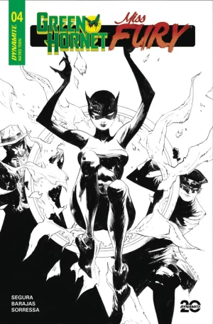 Green Hornet Miss Fury #4 (Cover E - (Retailer 10 Copy Incentive Variant) Lee Line Art)