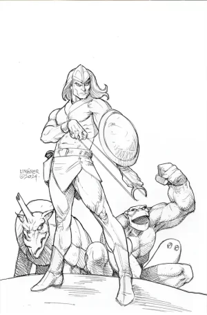 Herculoids #3 (Cover M - (Retailer 15 Copy Incentive Variant) Linsner Line Art Virgin)