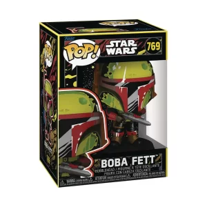 POP Star Wars Book of Boba Fett Boba Fett Retro Figure