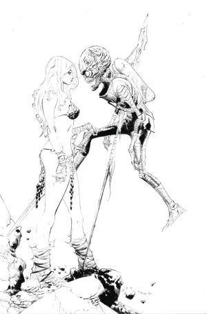 Red Sonja Attacks Mars #2 (Cover G - (Retailer 15 Copy Incentive Variant) Lee Line Art VI)