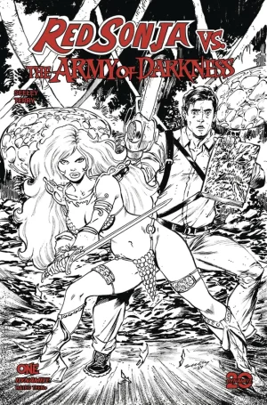 Red Sonja vs Army of Darkness #1 (Cover L - (Retailer 10 Copy Incentive Variant) Seeley Line Art)