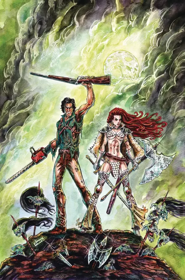 Red Sonja vs Army of Darkness #1 (Cover N - (Retailer 15 Copy Incentive Variant) Jelenic Virgin)