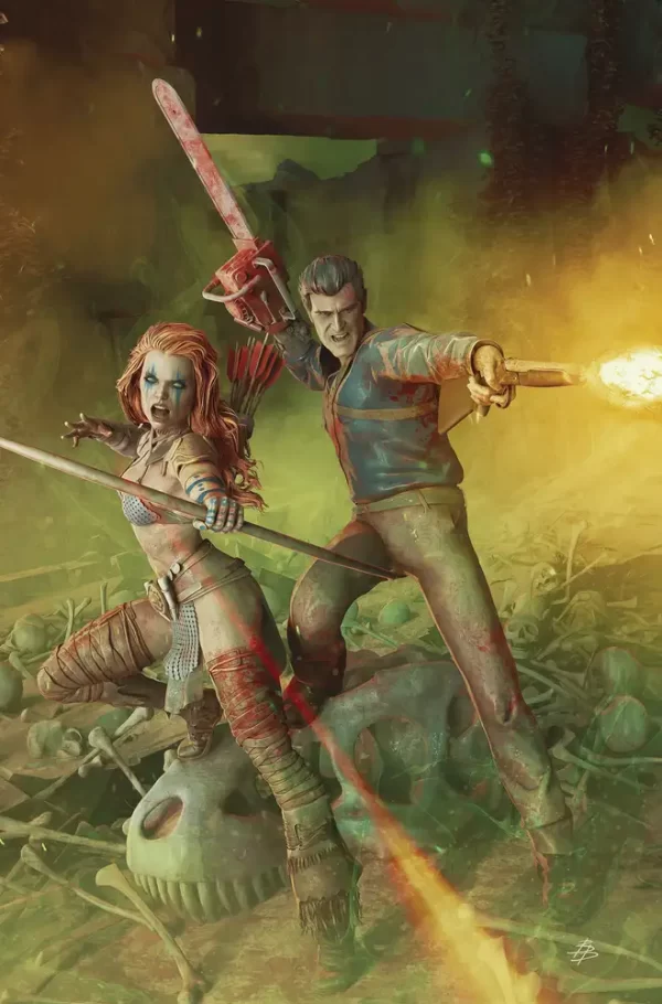 Red Sonja vs Army of Darkness #1 (Cover P - (Retailer 25 Copy Incentive Variant) Barends Virgin)