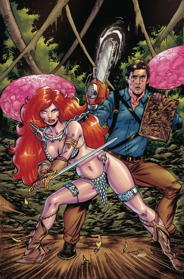 Red Sonja vs Army of Darkness #1 (Cover Q - (Retailer 30 Copy Incentive Variant) Seeley Virgin)