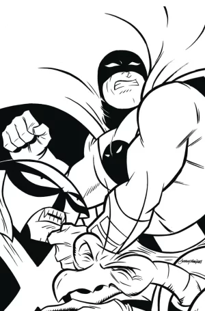 Space Ghost #12 (Cover I - (Retailer 10 Copy Incentive Variant) Marques Line Art Virgin)