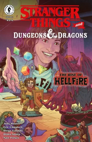 Stranger Things and Dungeons & Dragons: The Rise of Hellfire #4 (Daniel IriZarri Variant Cover)