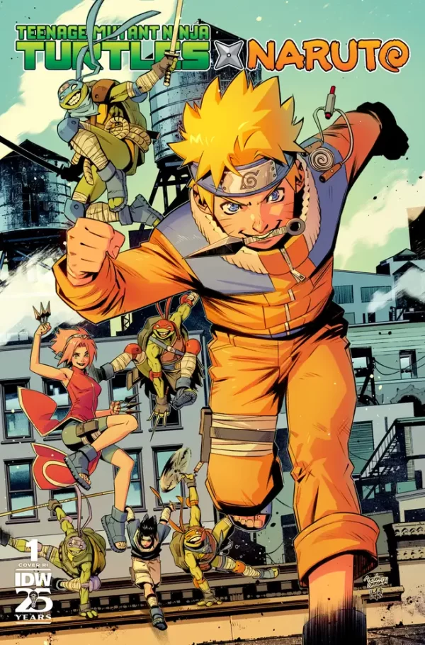 Teenage Mutant Ninja Turtles X Naruto #1 150 Copy