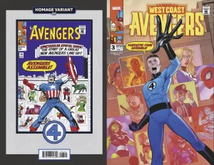 West Coast Avengers #3 (Paco Medina Fantastic Four Homage Variant)