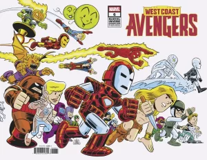 West Coast Avengers #6 (Chris Giarrusso Connect Variant) F